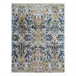 Cassina Handloomed Bamboo Silk Silver/Gold 8'x10' Area Rug