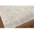 Castelli Handloomed Bamboo Silk/Wool Light Beige 9'x12' Area Rug