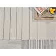 Castine Hand-Tufted New Zealand Wool Silver/Ivory 8'x10' Area Rug