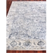 Cassina Handloomed Bamboo Silk Light Silver/Blue 12'x15' Area Rug