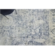 Cassina Handloomed Bamboo Silk Light Silver/Blue 12'x15' Area Rug