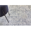 Cassina Handloomed Bamboo Silk Gray/Ivory 10'x14' Area Rug