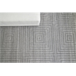 Castelli Handloomed Bamboo Silk/Wool Gray 9'x12' Area Rug