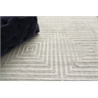Castelli Handloomed Bamboo Silk/Wool Ivory 10'x14' Area Rug