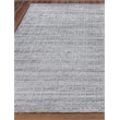 Castelli Handloomed Bamboo Silk/Wool Gray 8'x10' Area Rug