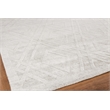 Castelli Handloomed Bamboo Silk/Wool Ivory 12'x15' Area Rug