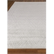 Castelli Handloomed Bamboo Silk/Wool Ivory 8'x10' Area Rug