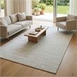 Castelli Handloomed Bamboo Silk/Wool Ivory 9'x12' Area Rug