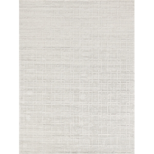 Castelli Handloomed Bamboo Silk/Wool Ivory 9'x12' Area Rug