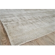 Chroma Handloomed Wool/Bamboo Silk Charcoal/Gray 12'x15' Area Rug