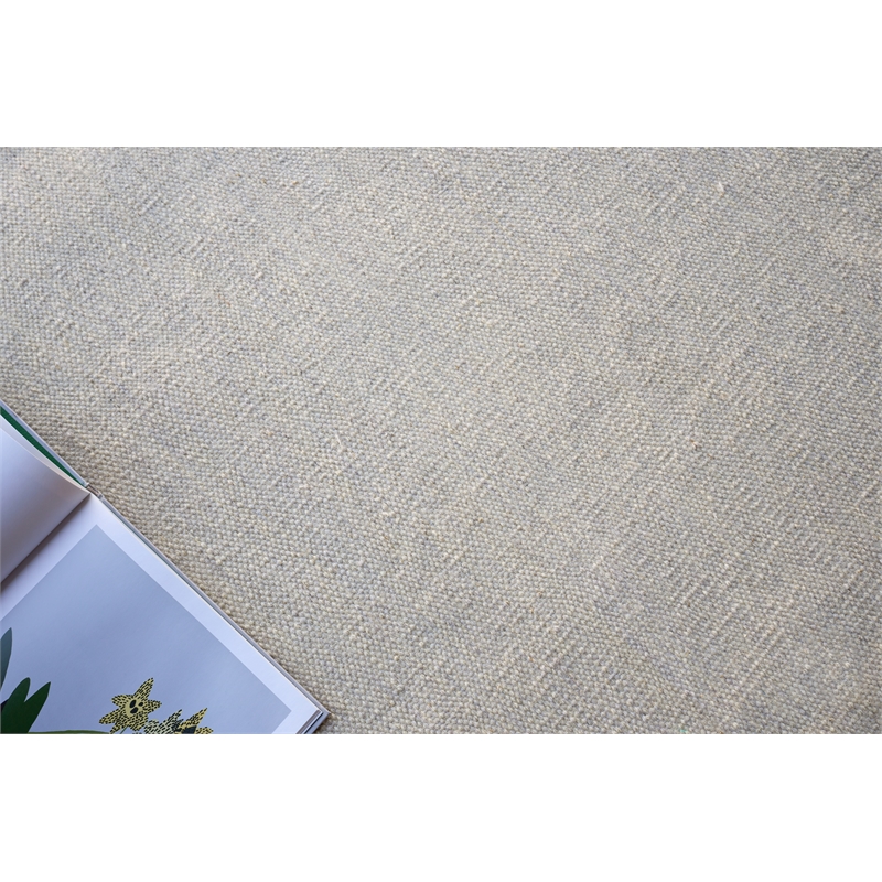 Chelsea Flatweave New Zealand Wool Silver 14'x18' Area Rug