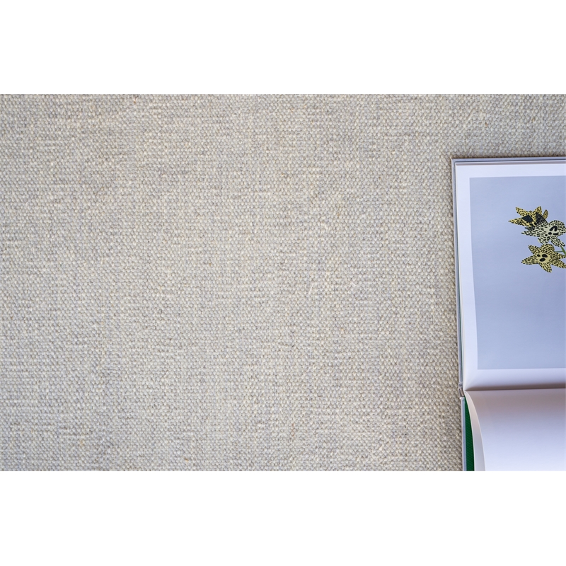 Chelsea Flatweave New Zealand Wool Silver 14'x18' Area Rug
