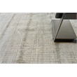 Chroma Handloomed Wool/Bamboo Silk Charcoal/Gray 14'x18' Area Rug