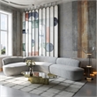 Chroma Handloomed Wool/Bamboo Silk Charcoal/Gray 14'x18' Area Rug