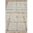 Chroma Handloomed Wool/Bamboo Silk Charcoal/Gray 6'x9' Area Rug
