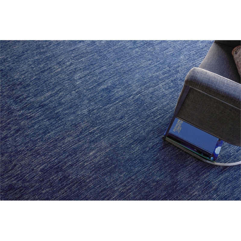 Chelsea Flatweave New Zealand Wool Navy 8'x10' Area Rug