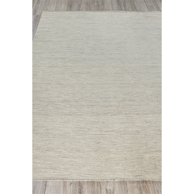 Chelsea Flatweave New Zealand Wool Beige/Gray 10'x14' Area Rug