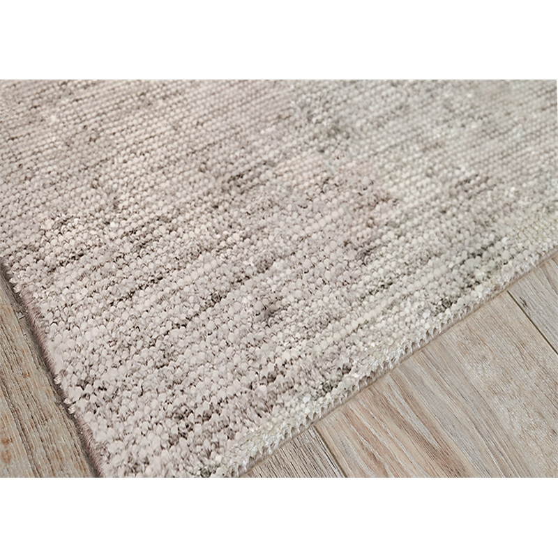 Catalina Handloomed Wool/Bamboo Silk Gray 9'x12' Area Rug