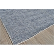 Catalina Handloomed Wool/Bamboo Silk Blue 10'x14' Area Rug