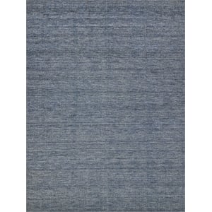 Catalina Handloomed Wool/Bamboo Silk Blue 2'x3' Area Rug