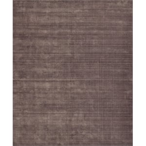 Cavallo Modern Handloomed Nylon/Wool Brown 6'x9' Area Rug