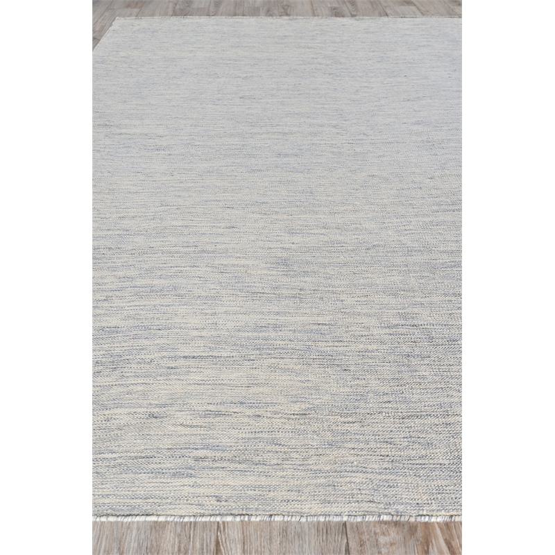 Chelsea Flatweave New Zealand Wool Blue 8'x10' Area Rug