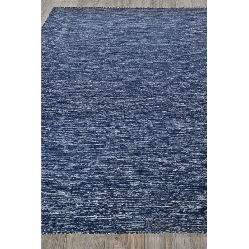 Chelsea Flatweave New Zealand Wool Navy 12'x15' Area Rug