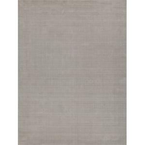 Cavallo Modern Handloomed Nylon/Wool Silver 6'x9' Area Rug