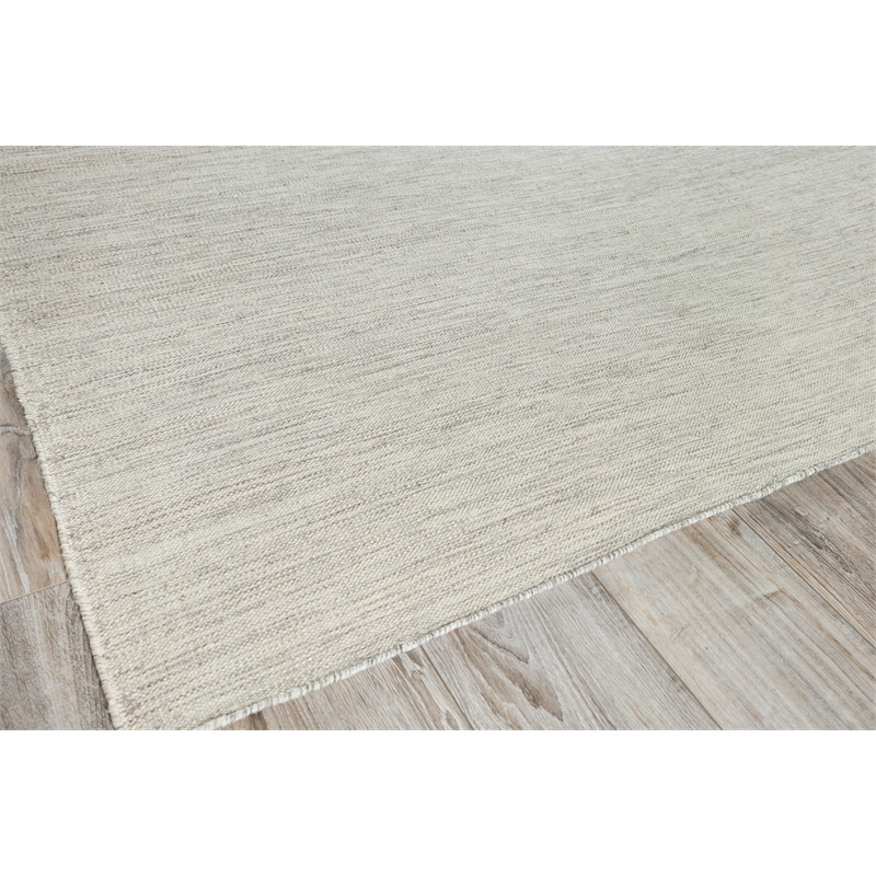 Chelsea Flatweave New Zealand Wool Beige/Gray 8'x10' Area Rug