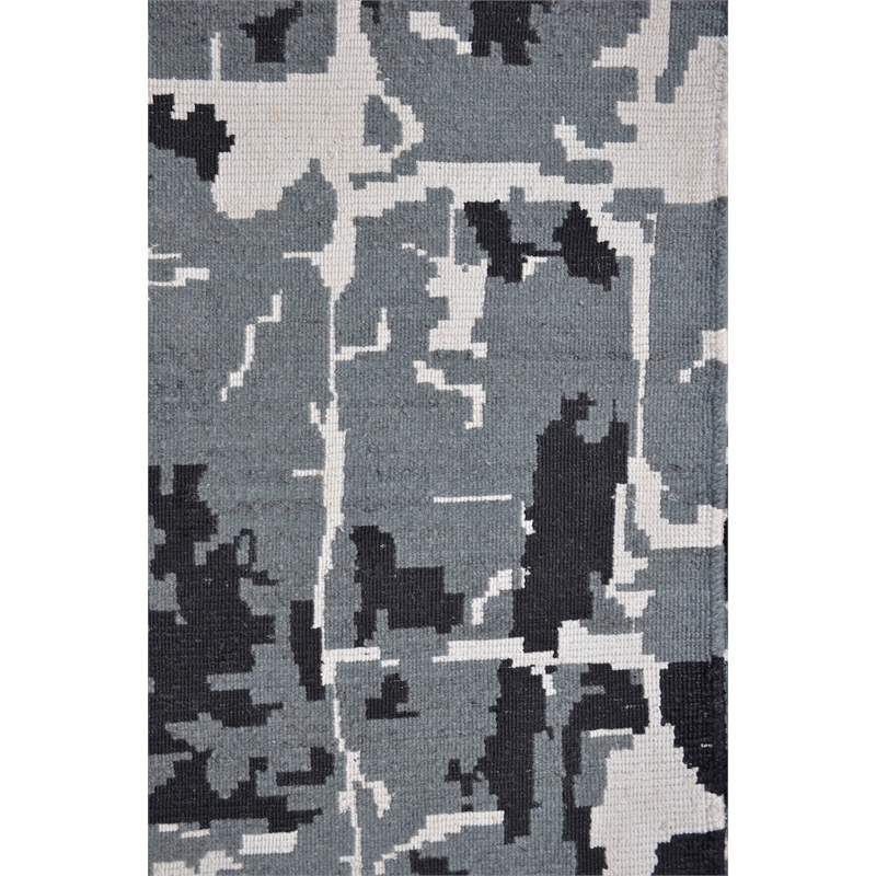 Cecily Hand-Knotted Wool/Bamboo Silk Denim 8'x10' Area Rug