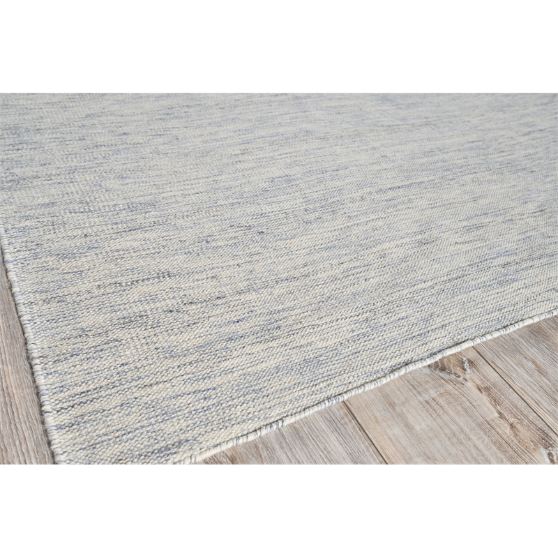 Chelsea Flatweave New Zealand Wool Blue 14'x18' Area Rug