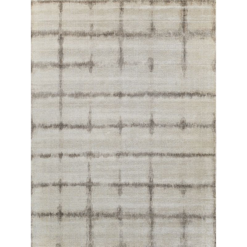 Chroma Handloomed Wool/Bamboo Silk Beige/Brown 10'x14' Area Rug