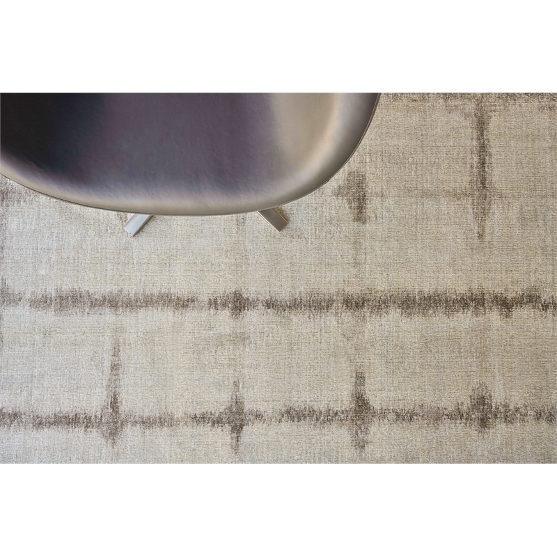 Chroma Handloomed Wool/Bamboo Silk Beige/Brown 14'x18' Area Rug