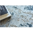 Cosmo Hand-Knotted Wool/Bamboo Silk Gray/Charcoal 8'x10' Area Rug