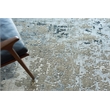 Cosmo Hand-Knotted Wool/Bamboo Silk Gray/Charcoal 9'x12' Area Rug