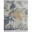 Cosmo Hand-Knotted Wool/Bamboo Silk Silver/Beige/Blue 14'x18' Area Rug