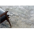 Cosmo Hand-Knotted Wool/Bamboo Silk Silver/Beige/Blue 14'x18' Area Rug