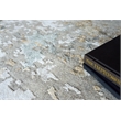 Cosmo Hand-Knotted Wool/Bamboo Silk Silver/Beige/Blue 14'x18' Area Rug