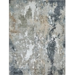 Cosmo Hand-Knotted Wool/Bamboo Silk Silver/Beige/Blue 14'x18' Area Rug