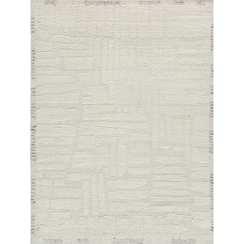 Cozi Handloomed New Zealand Wool Ivory/Silver 12'x15' Area Rug
