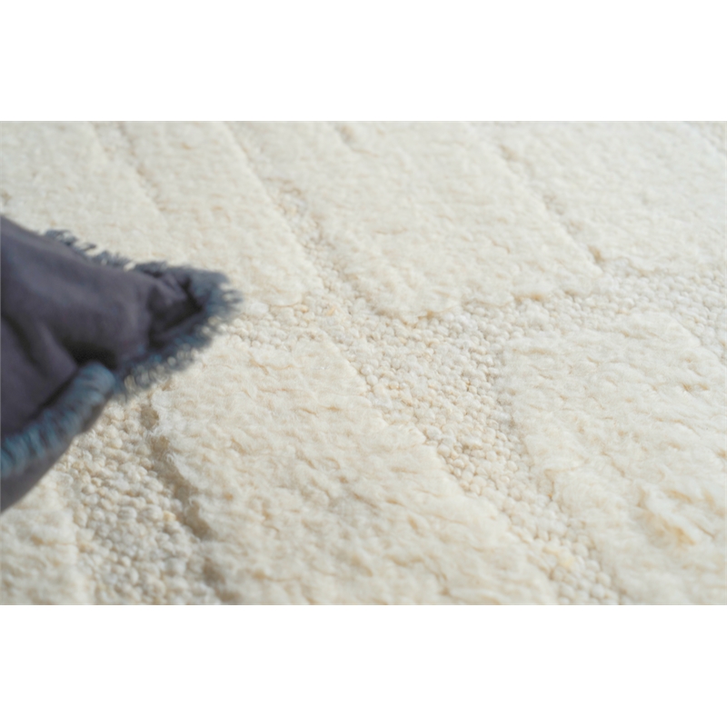 Cozi Handloomed New Zealand Wool Ivory/Silver 14'x18' Area Rug