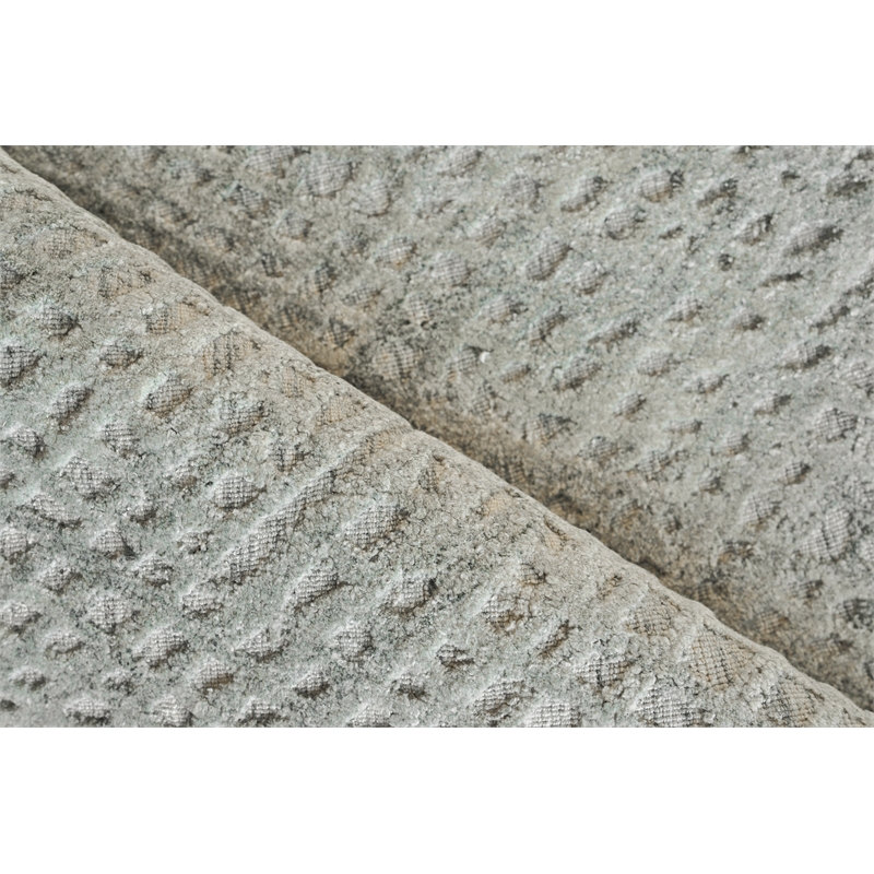 Crescendo Handloomed Bamboo Silk Beige 12'x15' Area Rug