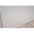 Crescendo Handloomed Bamboo Silk White 12'x15' Area Rug