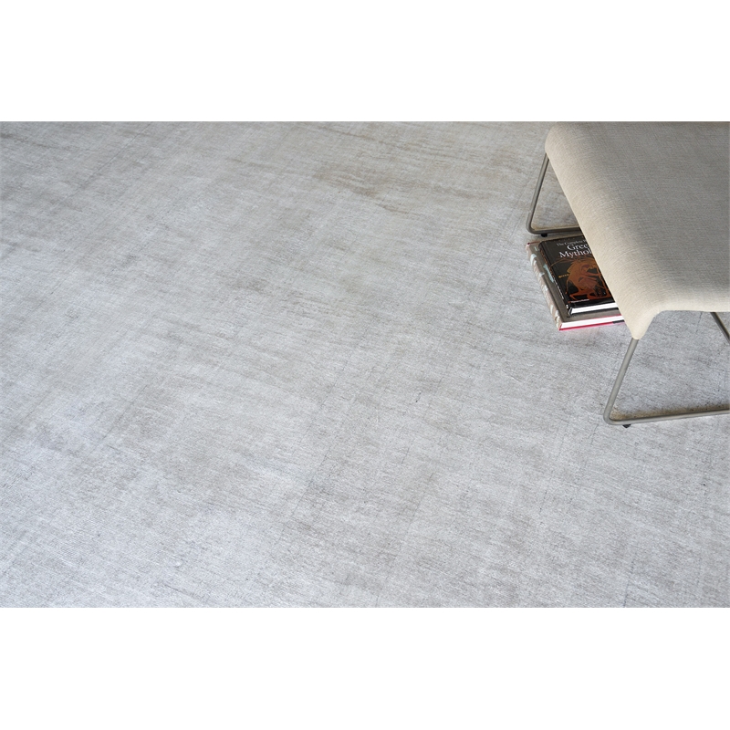 Cloud Handloomed Wool/Bamboo Silk Ivory/Beige 12'x15' Area Rug