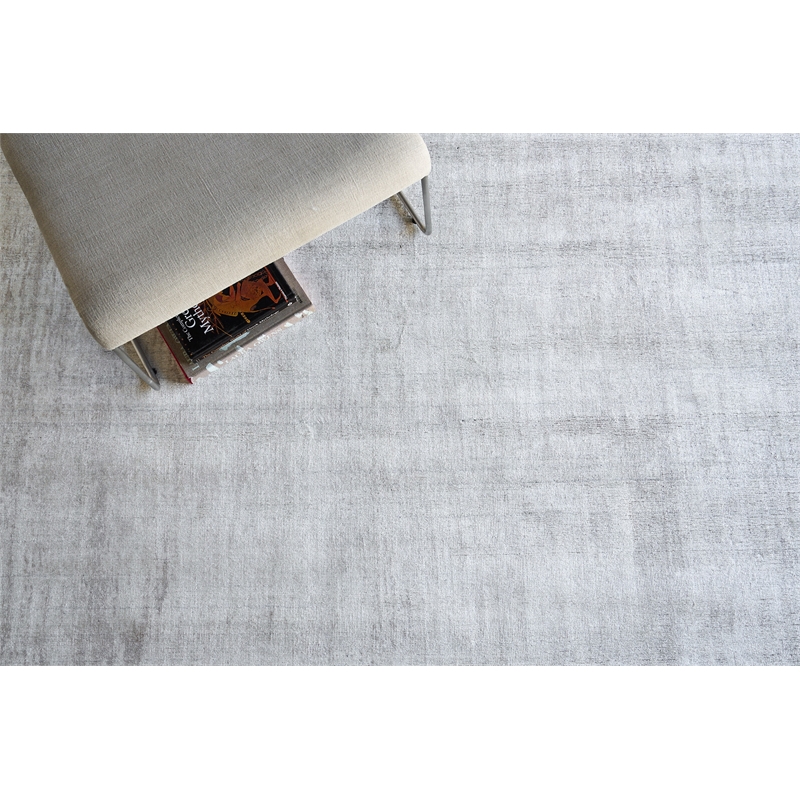 Cloud Handloomed Wool/Bamboo Silk Ivory/Beige 12'x15' Area Rug