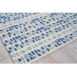 Colorplay Hand-Tufted New Zealand Wool Navy/Beige 8'x10' Area Rug