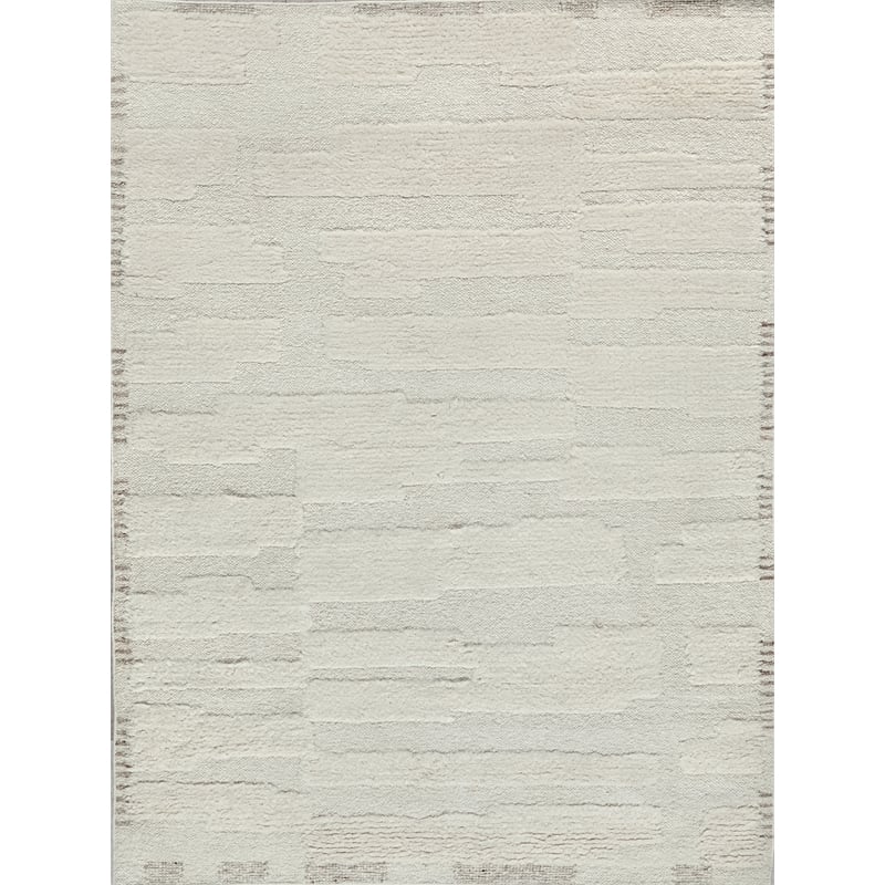 Cozi Handloomed New Zealand Wool Ivory/Beige 10'x14' Area Rug