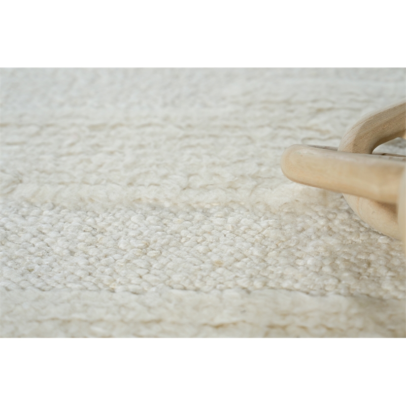 Cozi Handloomed New Zealand Wool Ivory/Beige 14'x18' Area Rug