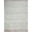 Cortero Hand-Tufted New Zealand Wool Light Blue/Ivory 6'x9' Area Rug