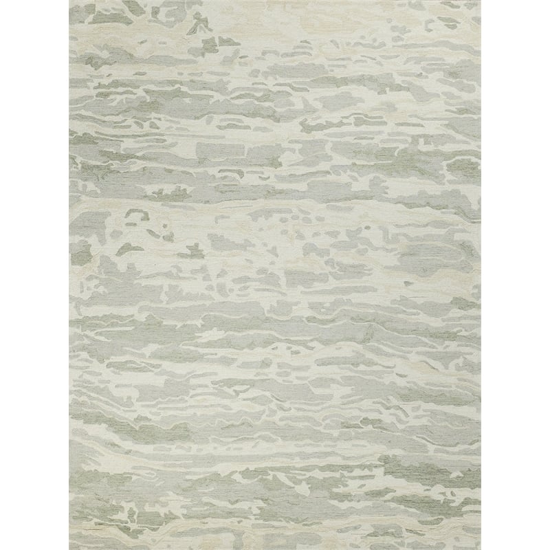 Cortero Hand-Tufted New Zealand Wool Sage/Ivory 14'x18' Area Rug